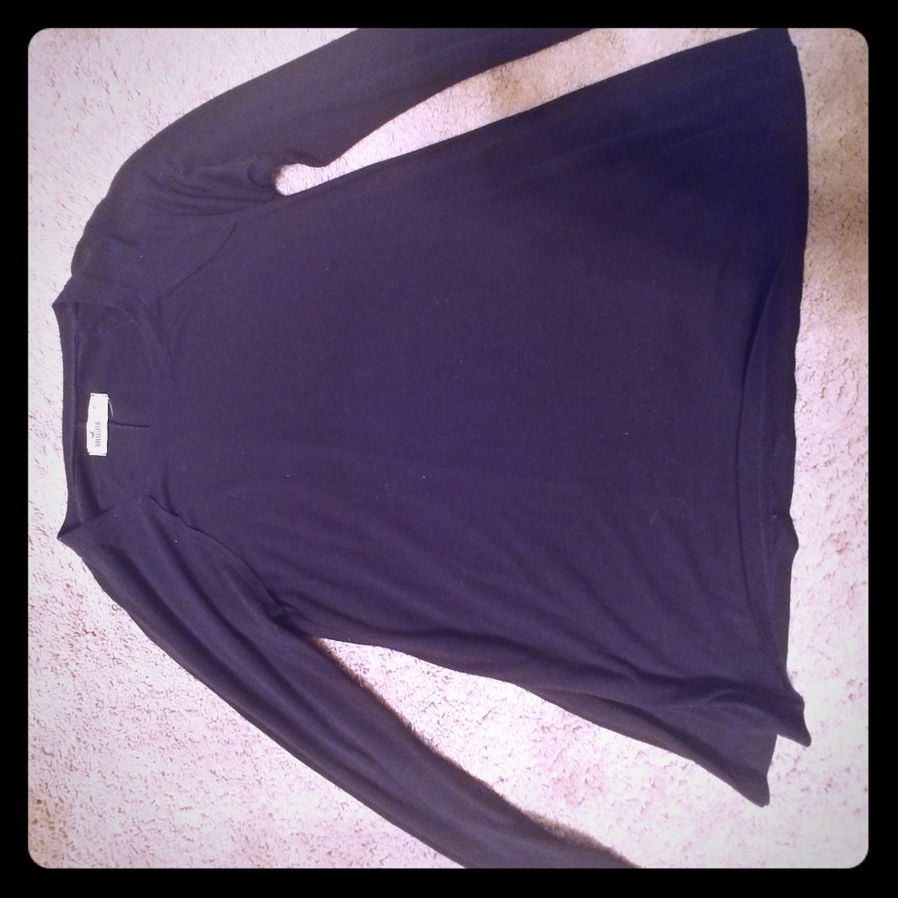 Holister black long sleeve shirt